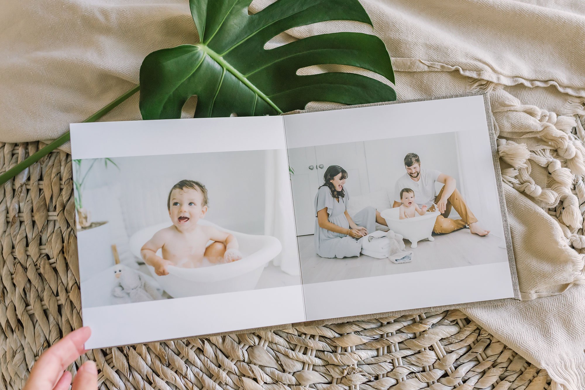 Niagara baby and family photo album