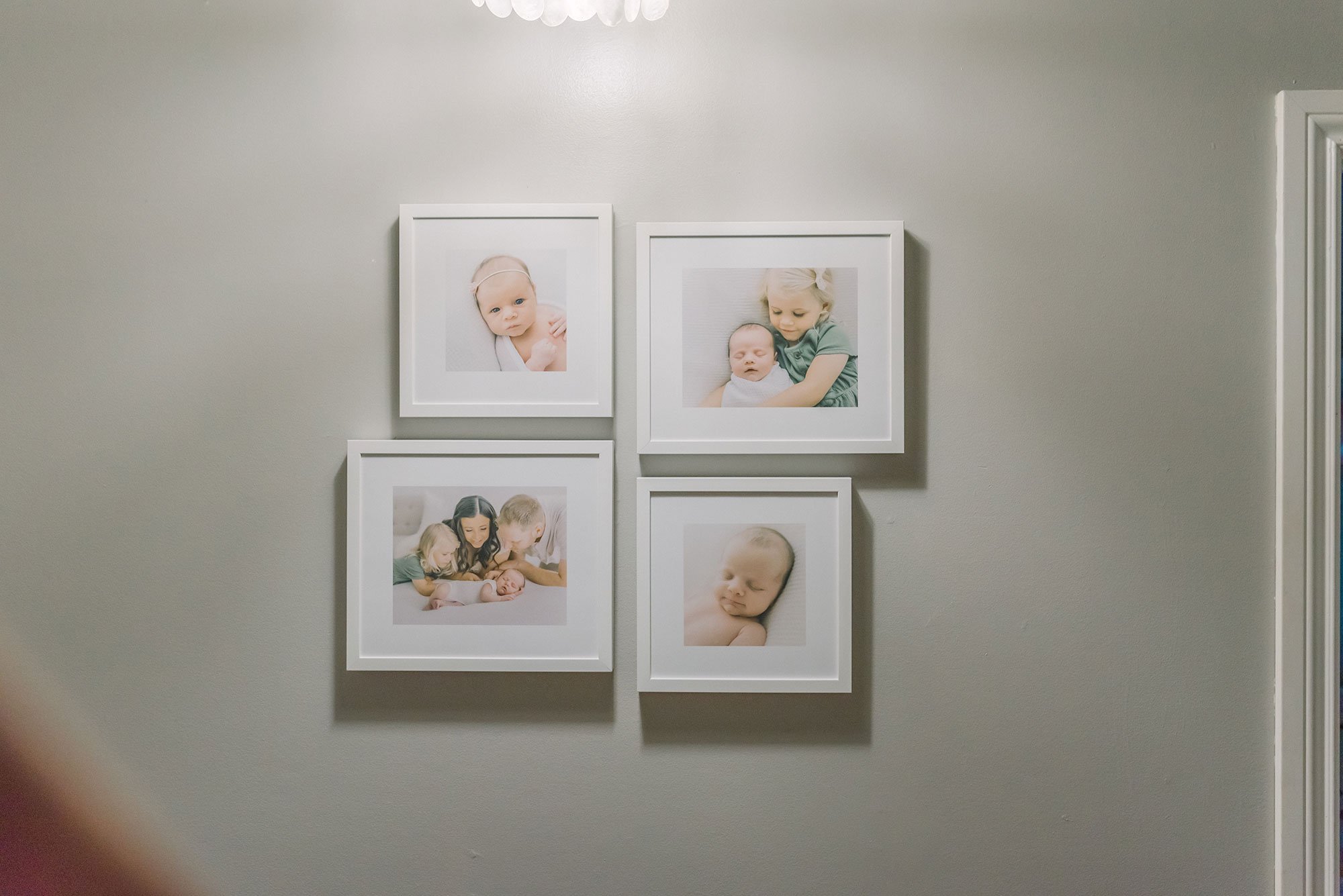 Niagara newborn and family portrait display