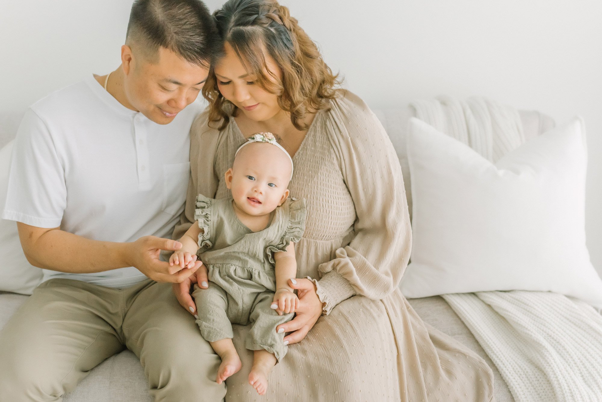 Six Month Baby and Family Photographs