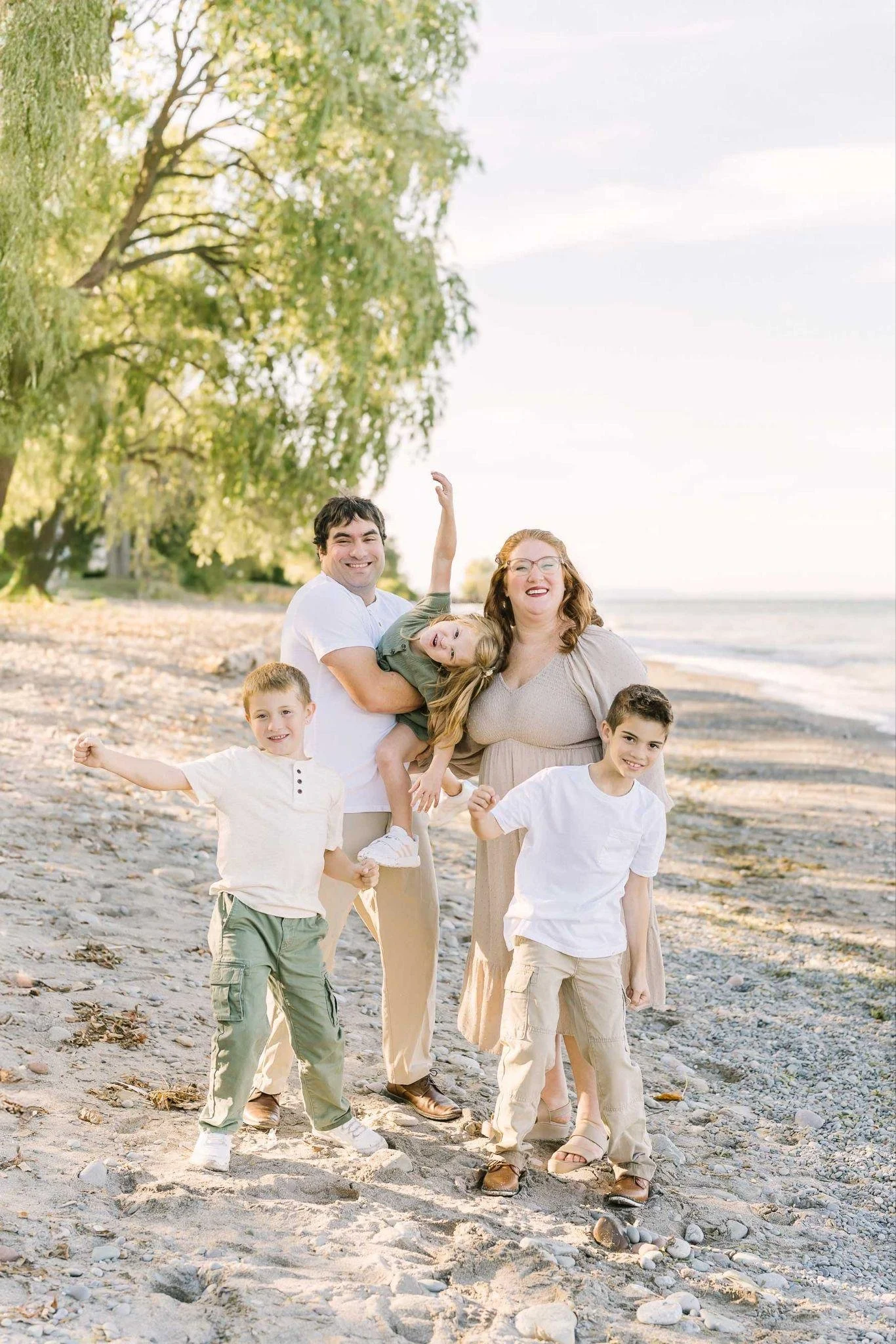 outdoor family session in Goodale