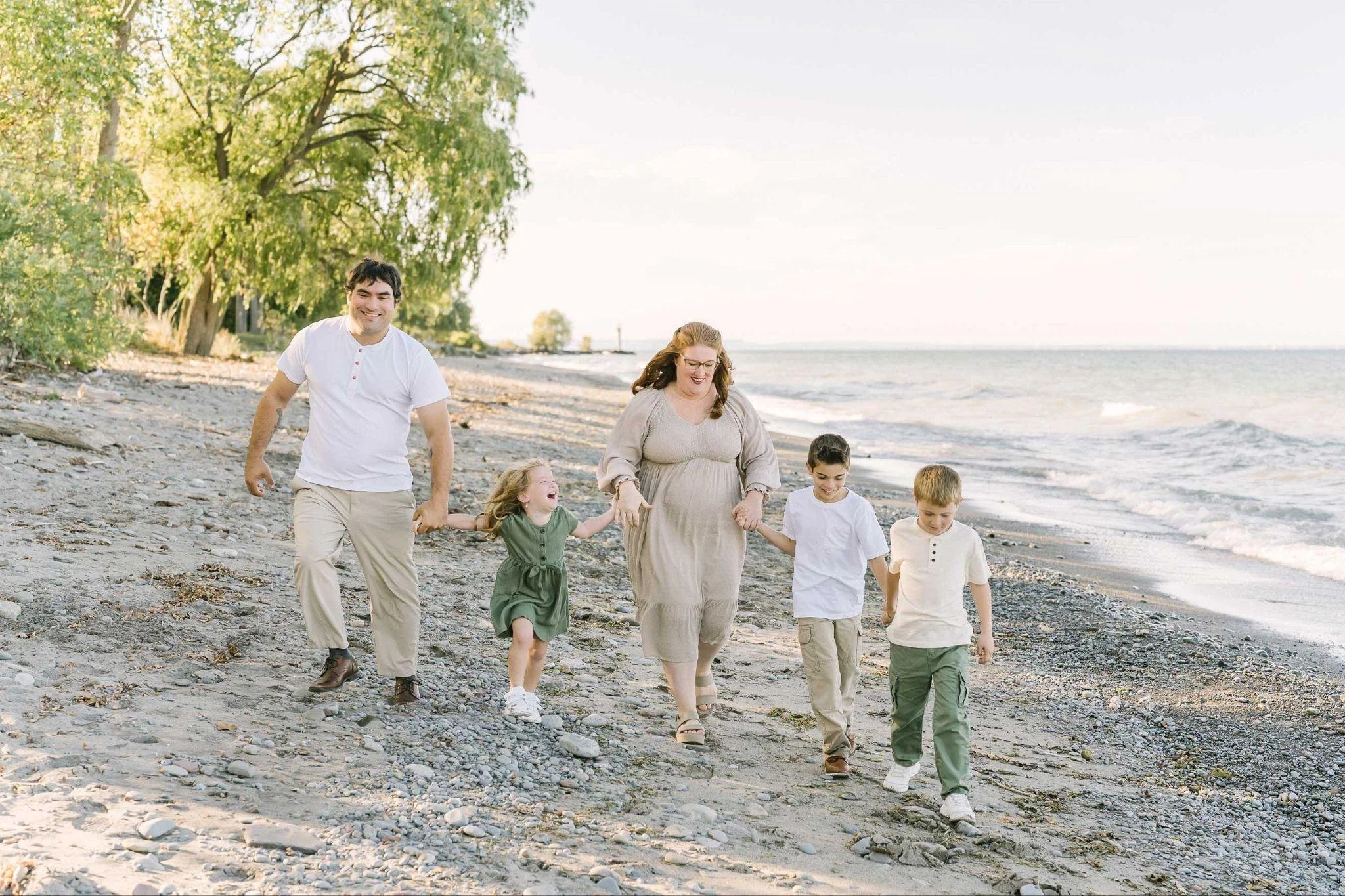 outdoor family session in Goodale 