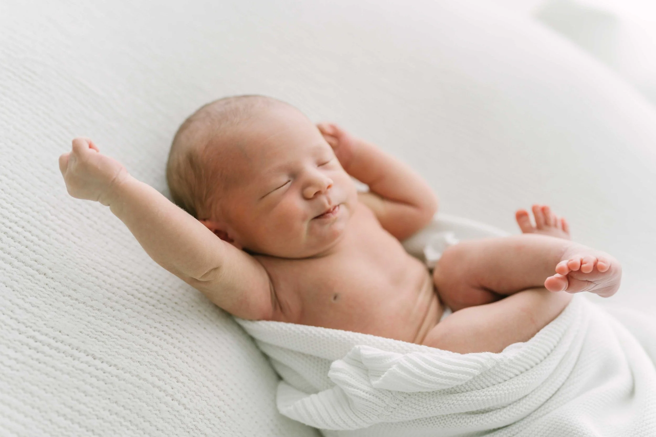 Wide Awake and Already Smiling: A Newborn Session in Grimsby