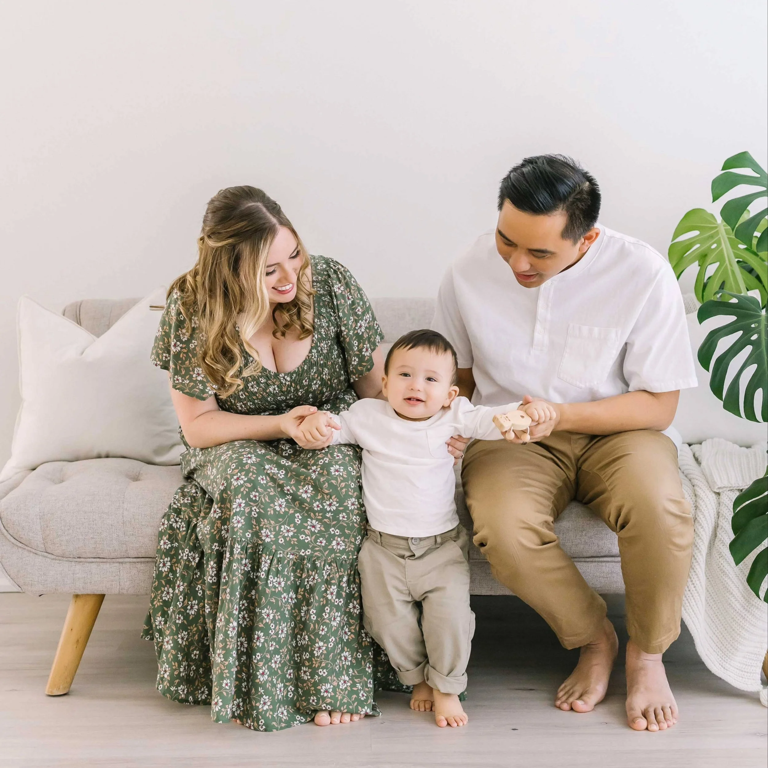 One minute you're counting tiny fingers. the next, he's pulling himself up on the couch like he owns the place. 😆

This is the part of the first year nobody warns you about, how fast the baby stage slips into the big kid stage. One day they need you