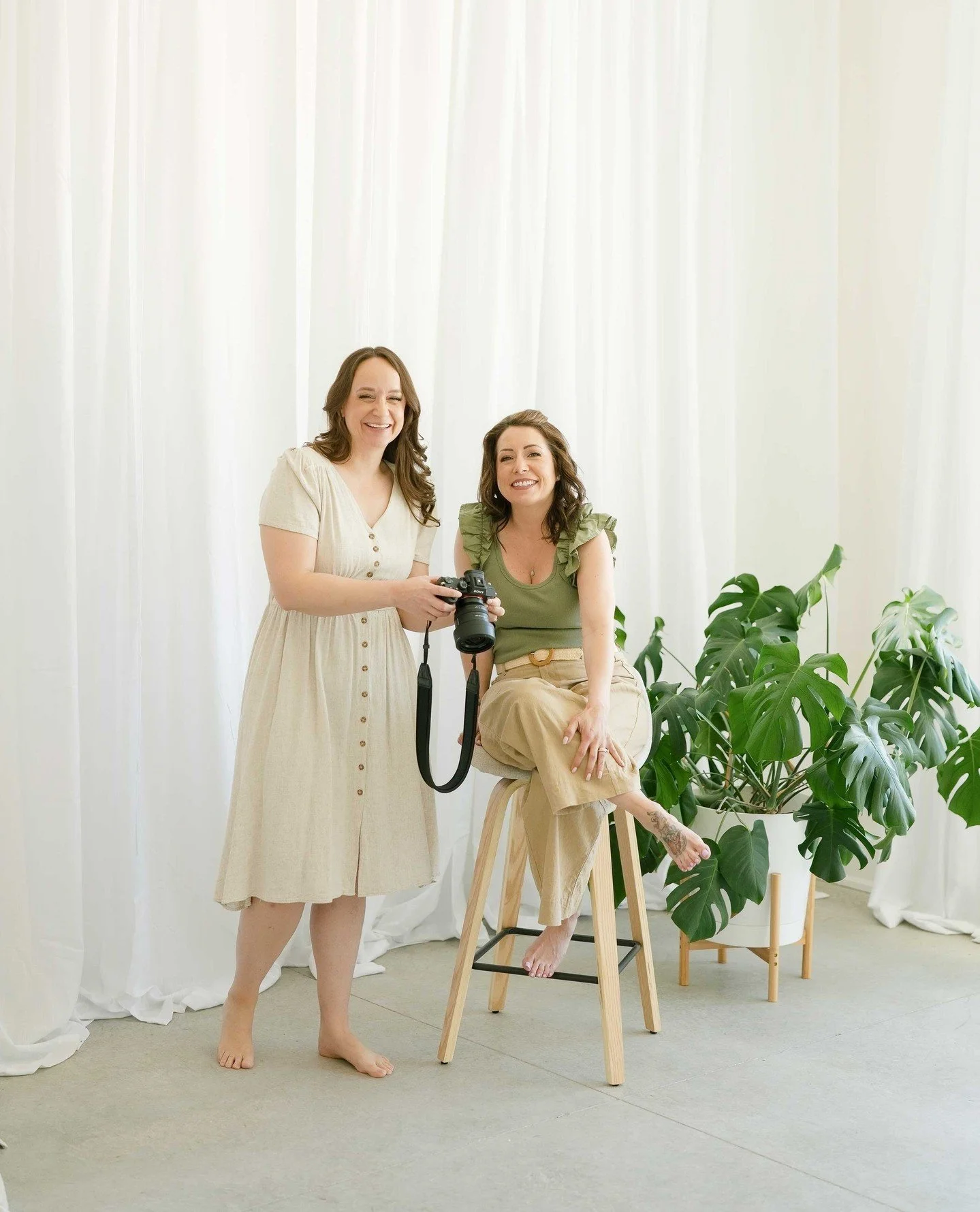 The two people you'll meet when you walk through our door. 🤍⁠
⁠
Karen has been photographing families across Niagara for over 20 years. She built Reflections around one simple idea, that getting your photos taken should feel easy, calm, and actually