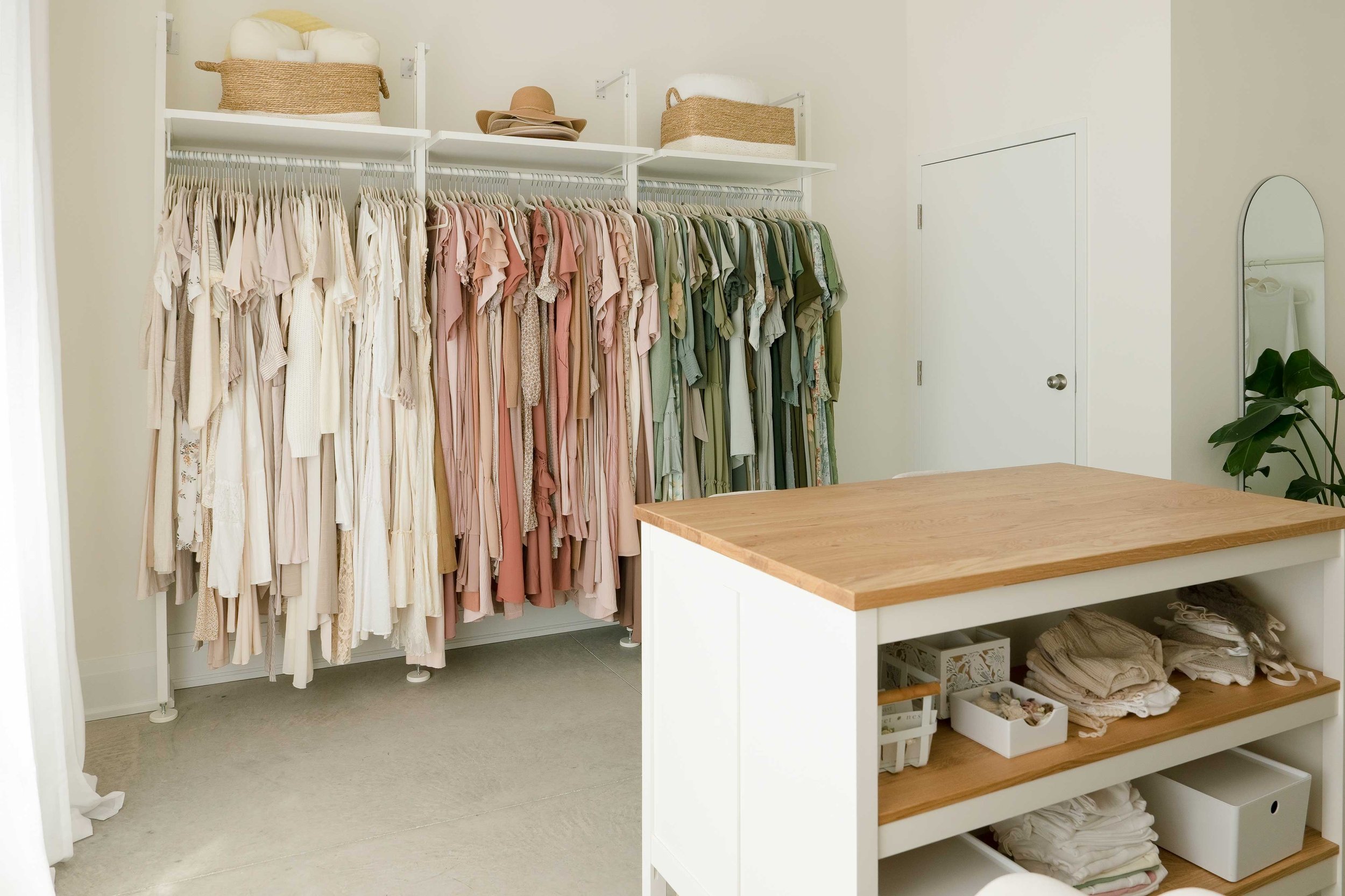 Wardrobe Room Featuring Photography Grimsby Studio Clothing Options