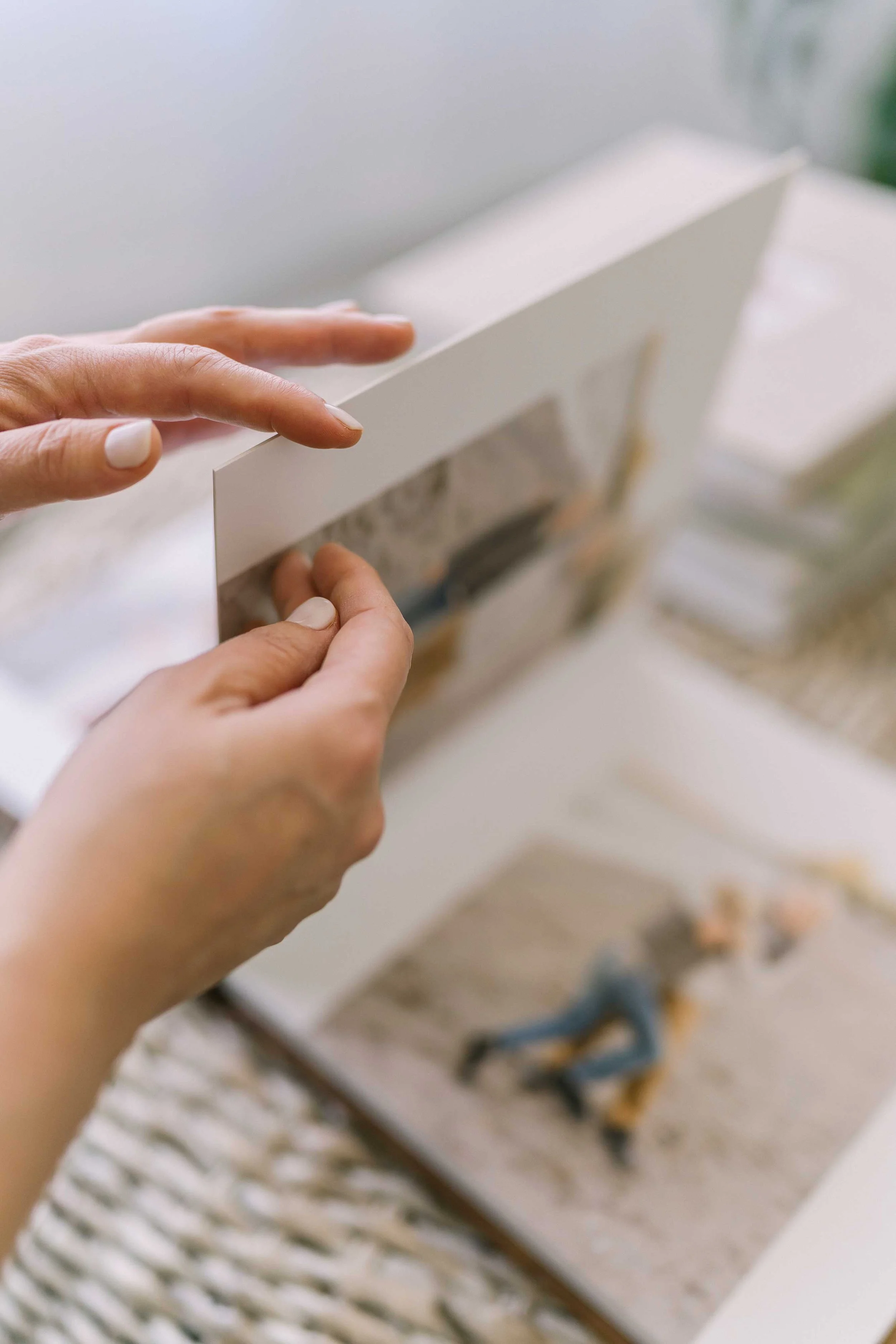 Opening Heirloom Family Photo Albums in Ontario