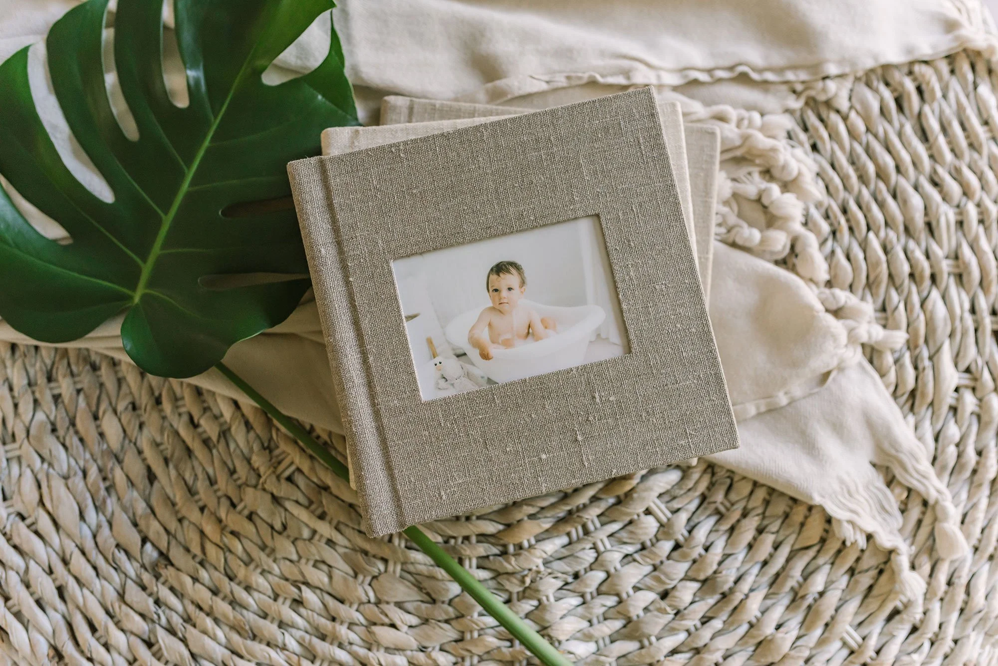 Heirloom Photo Albums in Ontario with Linen Cover