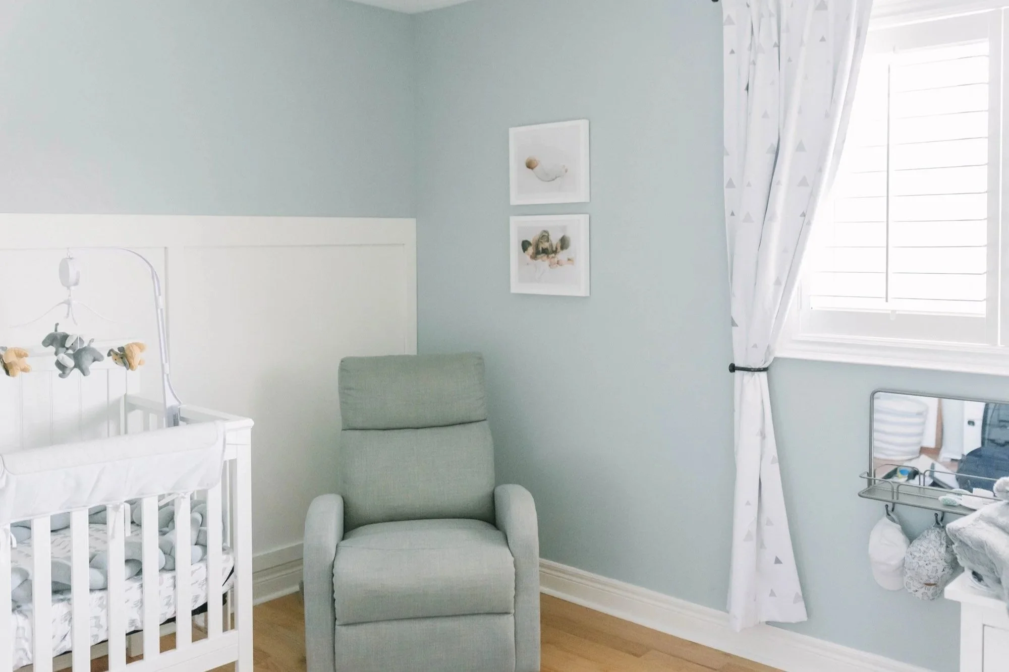 Nursery Featuring Heirloom Newborn Photo Albums in Ontario