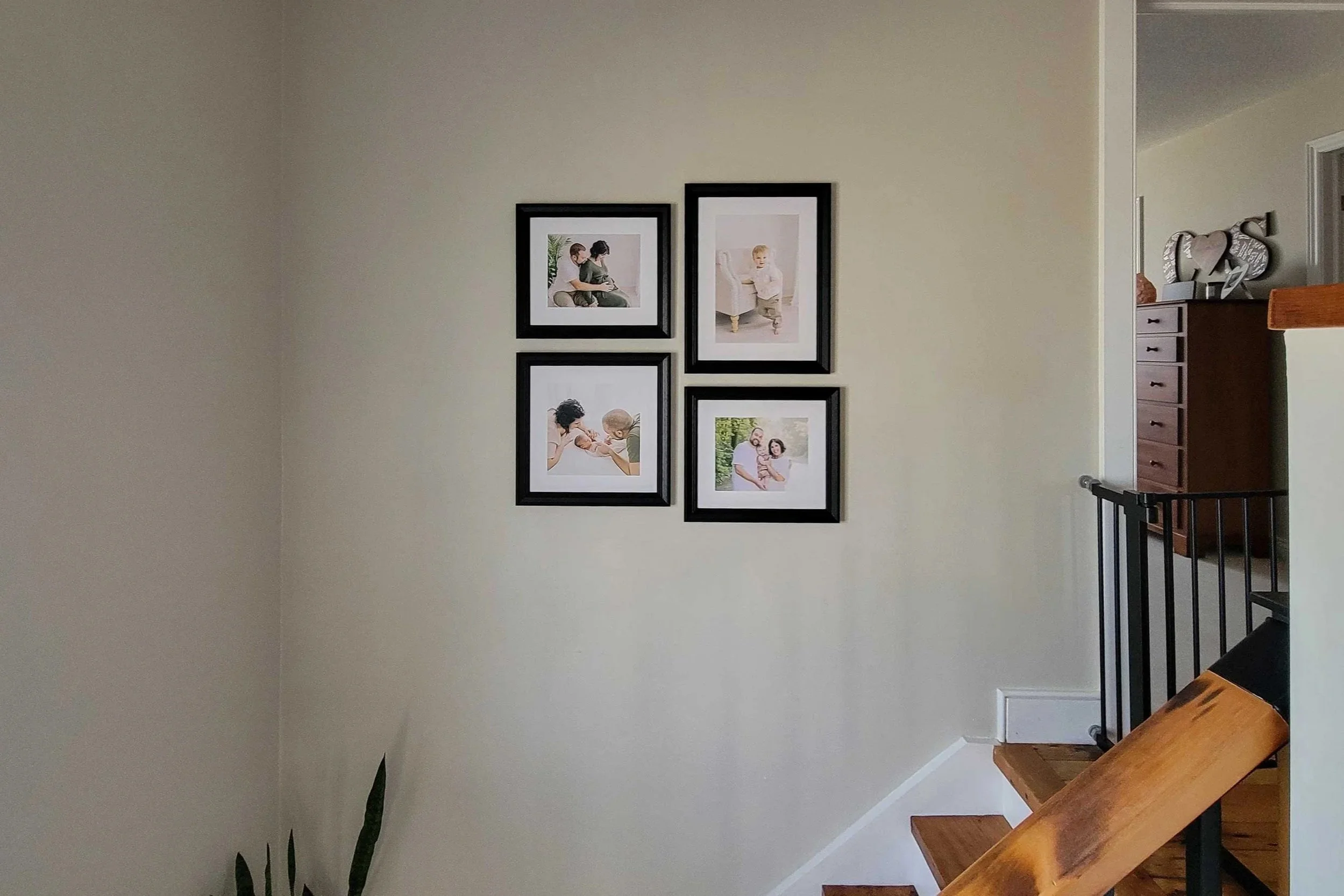 Framed Portrait Grouping from Custom Heirloom Photo Albums in Niagara