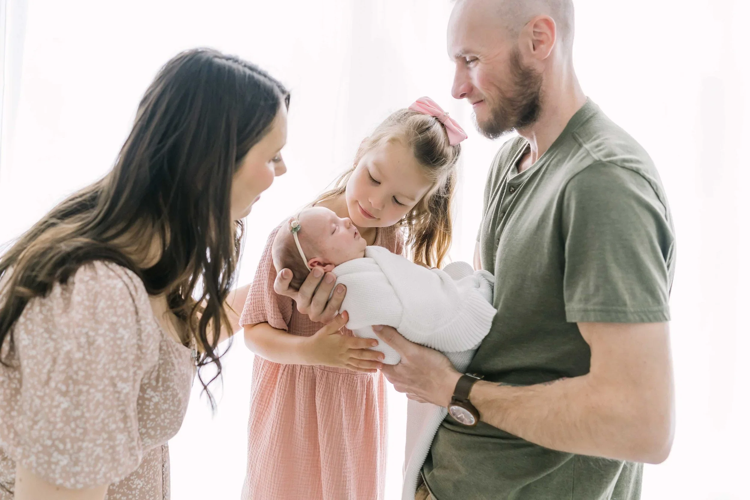 family studio newborn photography niagara region