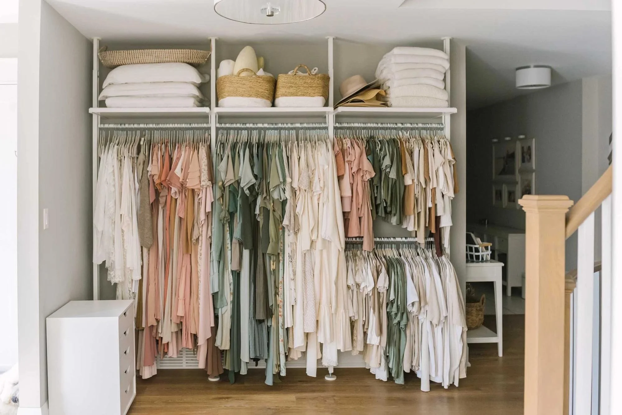 Curated wardrobe for session with family photographer in Hamilton​ at Reflections Photography studio