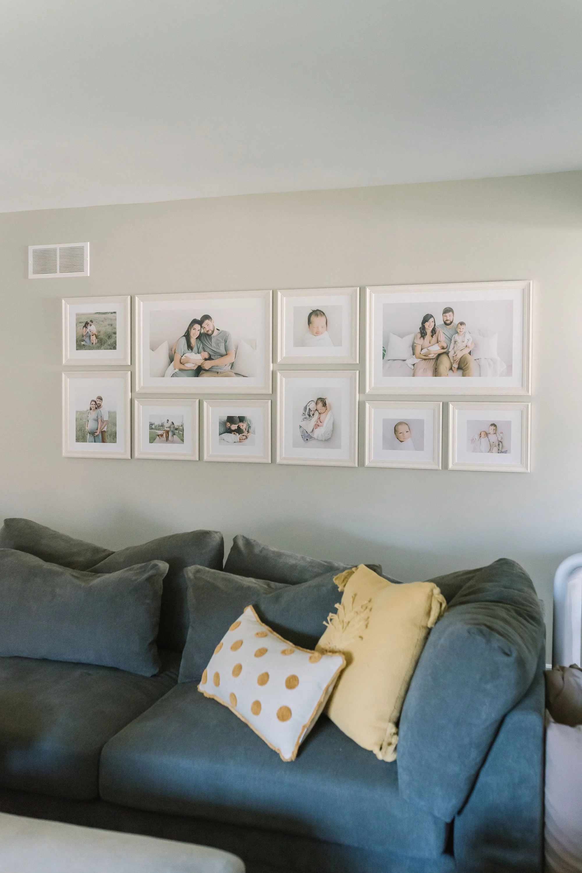custom family story wall near Niagara, Canada