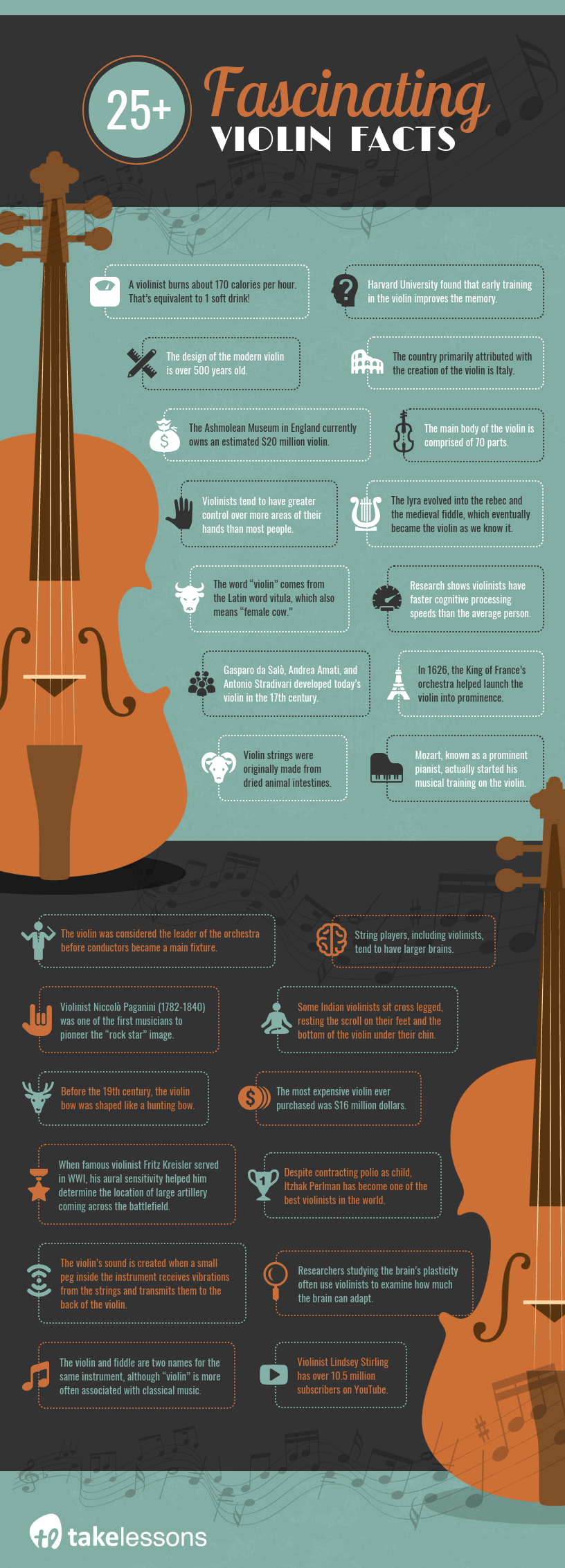 Perforering Koncentration Forfærdeligt Reblog: "25+ Fascinating Violin Facts That Will Surprise You" | Baroque  Violin Shop