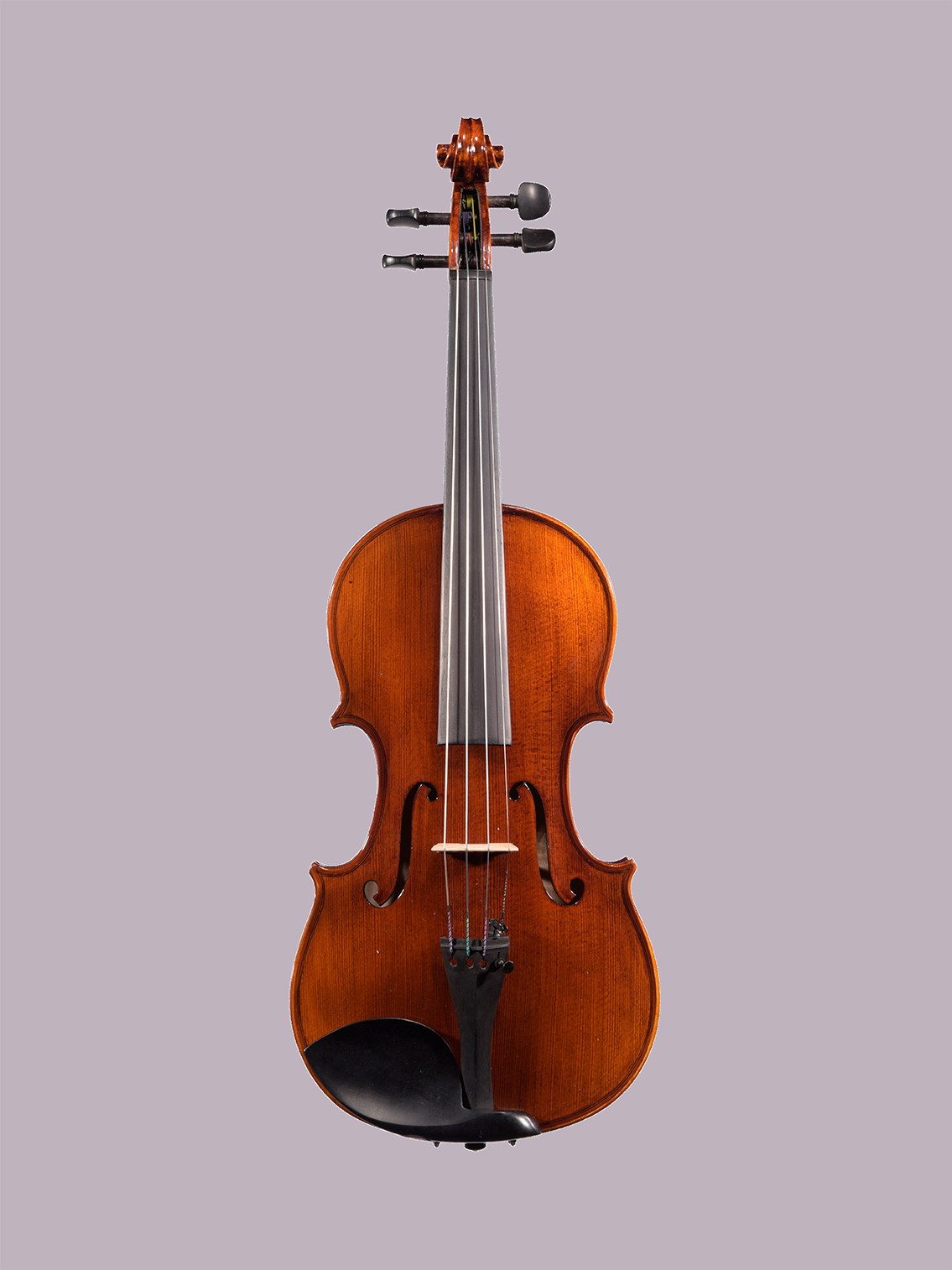 80pcs ponte violino ACERO STILE BAROCCO fiamma alta 4/4 3/4 parti VIOLINO #435 
