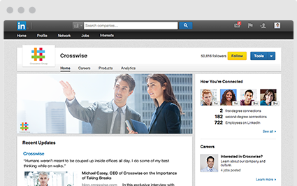 linkedin business page