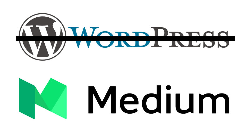 argument for using medium over wordpress or another blog platform