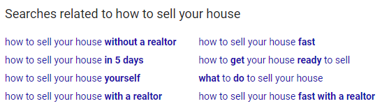 Google Related Searches Topic Ideas
