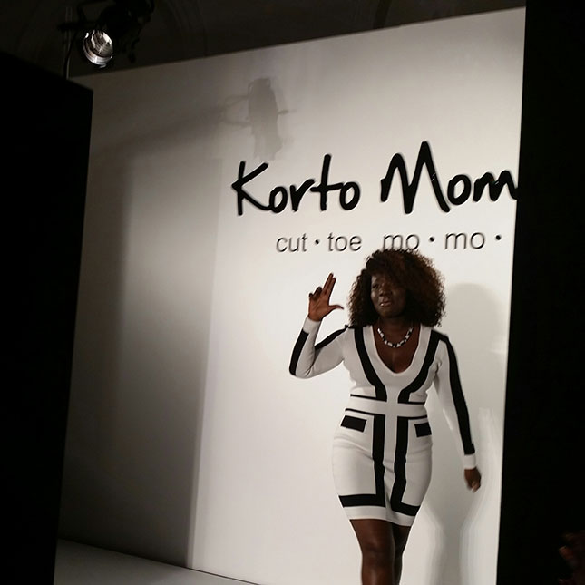 Korto Momolu gives a shout out to Little Rock as she closes the show
