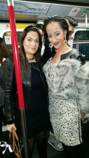 Leather, fur and animal print are mixed to create these edgy looks
