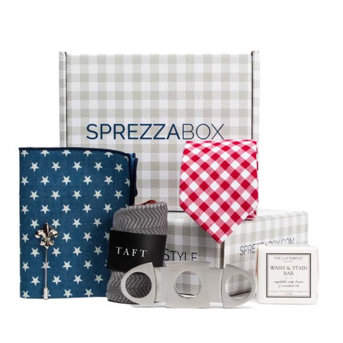 The Madison Box in red