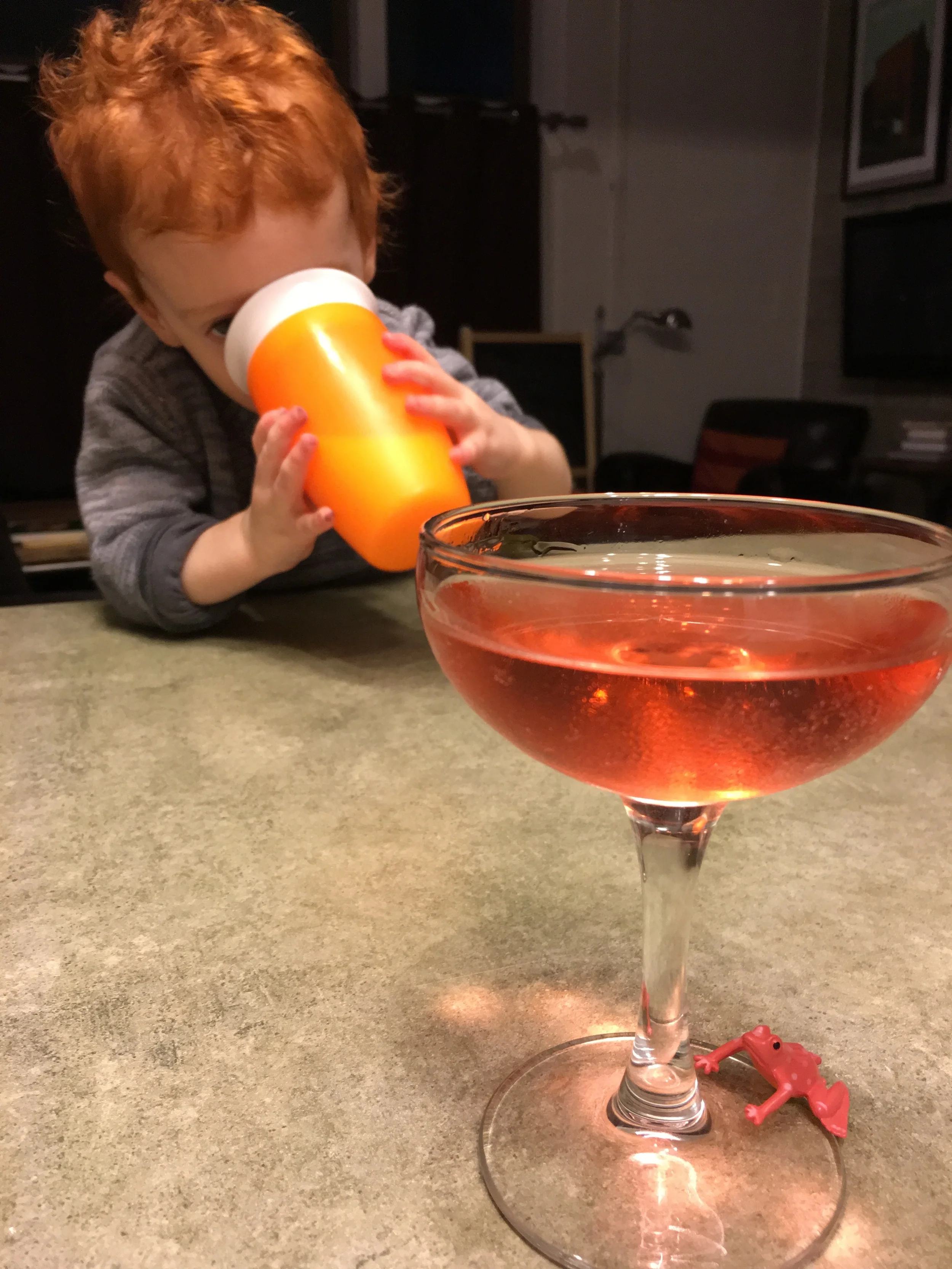 "I didn't do it." The rule of thirds helps you capture kiddo's guilty gaze.