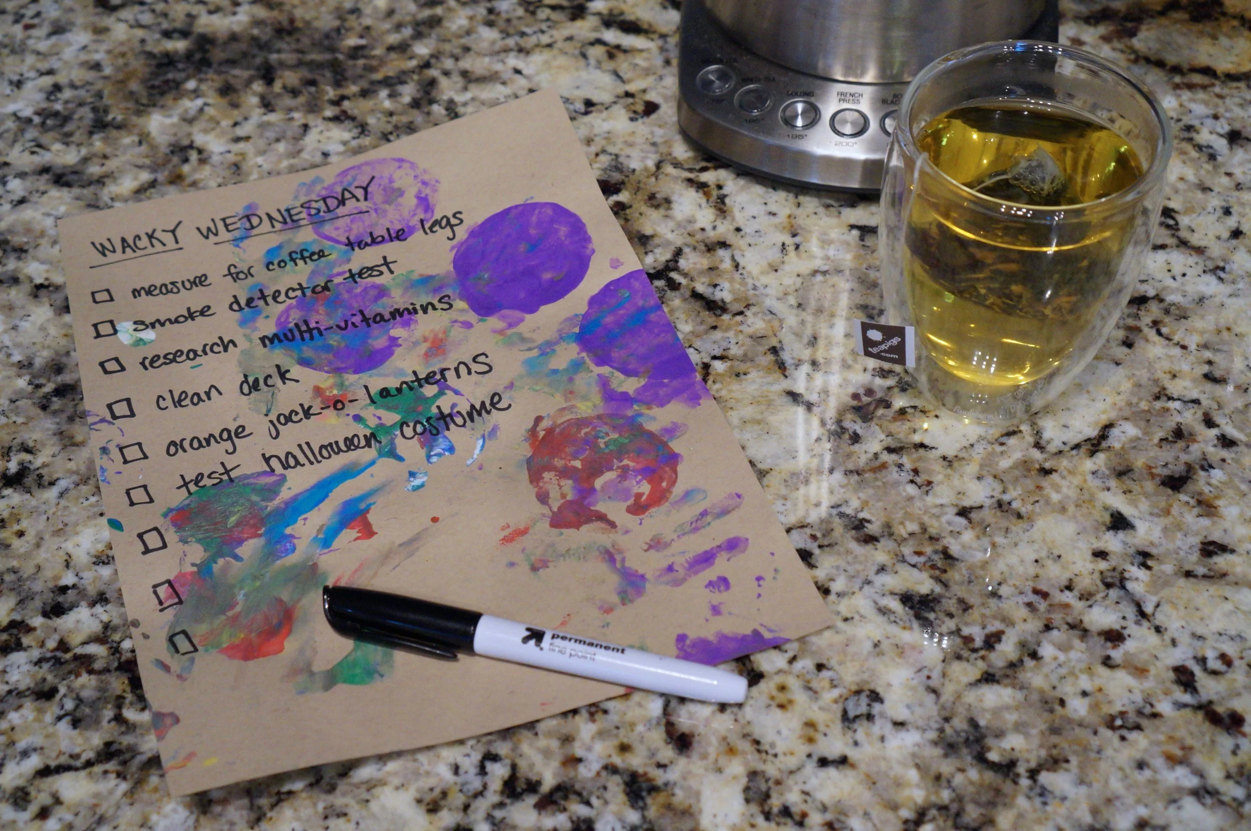 A happy to-do list.