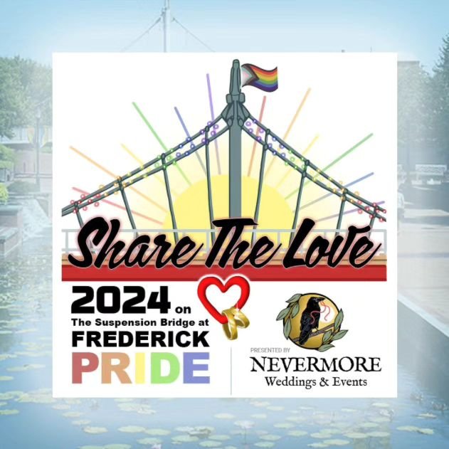 We have THREE COUPLES set to say their vows and celebrate with YOU to kick off the FREDERICK PRIDE FESTIVAL!

We have room for THREE MORE if you are ready to Share the Love!!

If you are an LGBTQ+ couple who is looking for a creative wedding ceremony