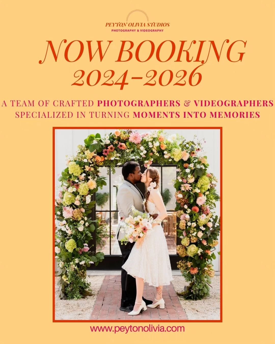 Our books are open for the rest of 2024 (though Octobet is almost fully booked!)-2026 weddings!! 💛📸💍✨

Peyton Olivia Studios consists of a collective group of passionate digital (and film) artists based in Western Maryland, dedicated to capturing 