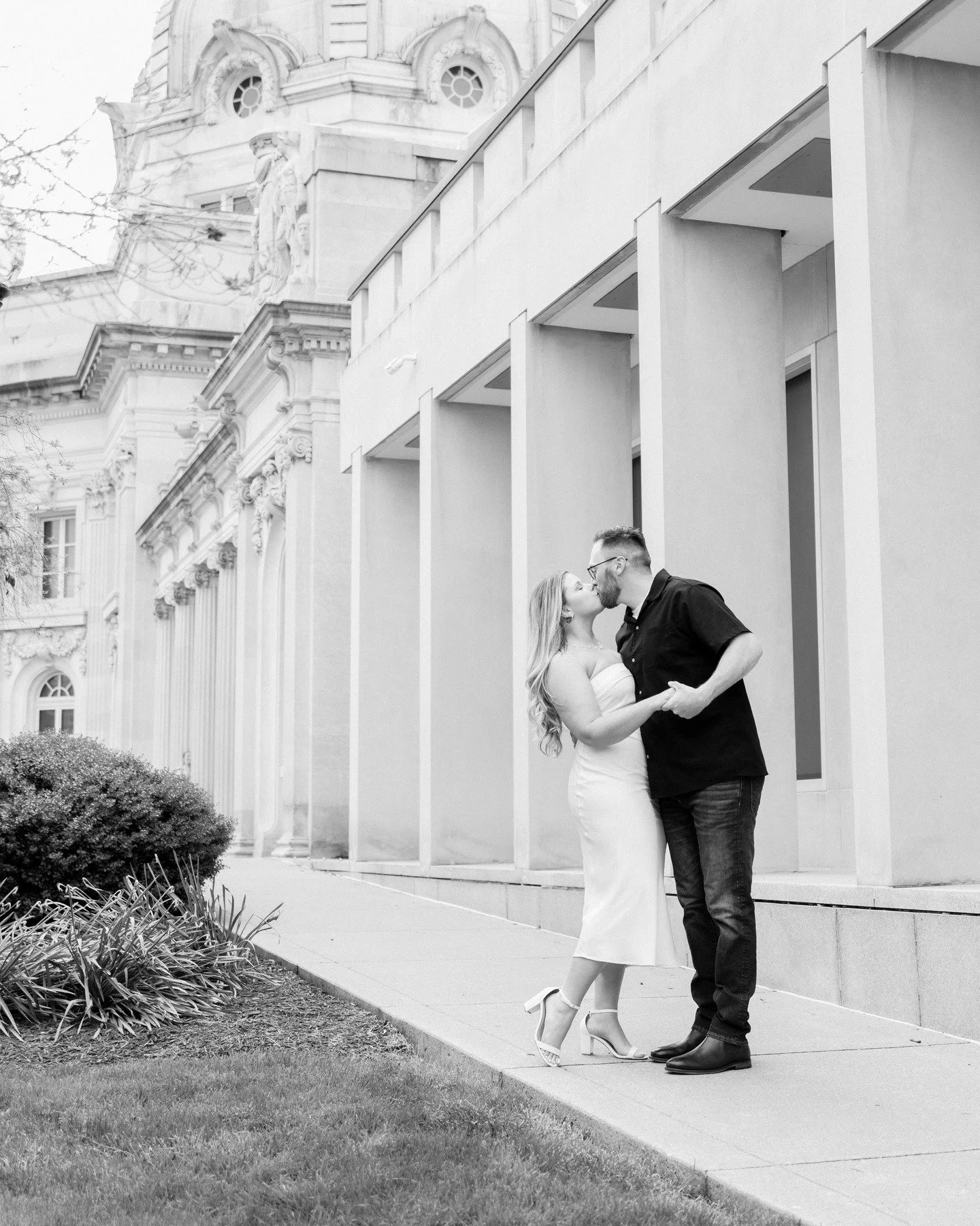 Megan &amp; Cody get hitched tomorrow! &mdash; and with Katy at @wandandbashevents keeping everything under control, we can&rsquo;t wait to tell their story through our lenses.

We loved their engagement session at Handley Regional Library in Winches