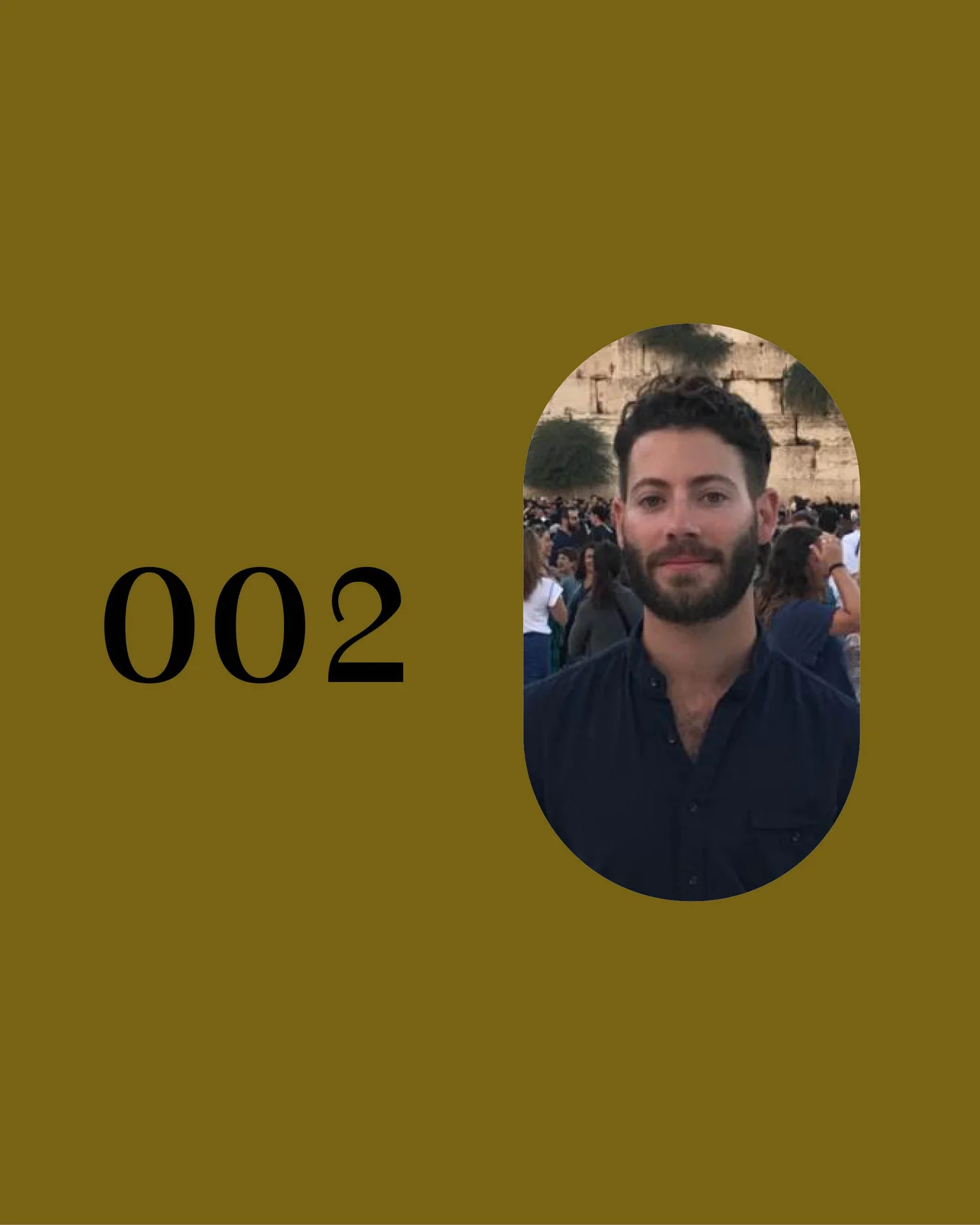 002 Jeffrey Greenberg, Associate Director at the Jewish National Fund