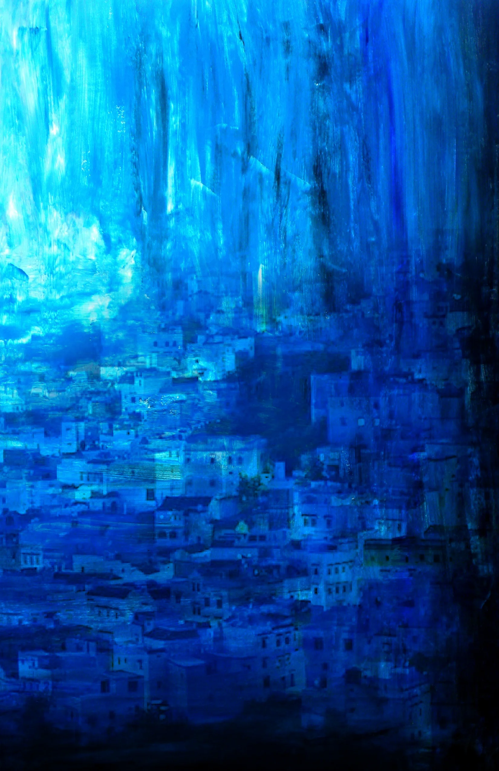Sacred Cities, 2016, mixed media, 8.5x13in