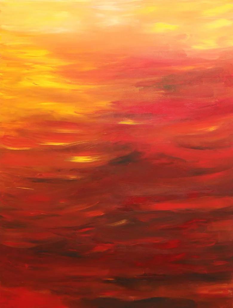 Pulso de Claridade I, 2018, acrylic on canvas, 36x48in