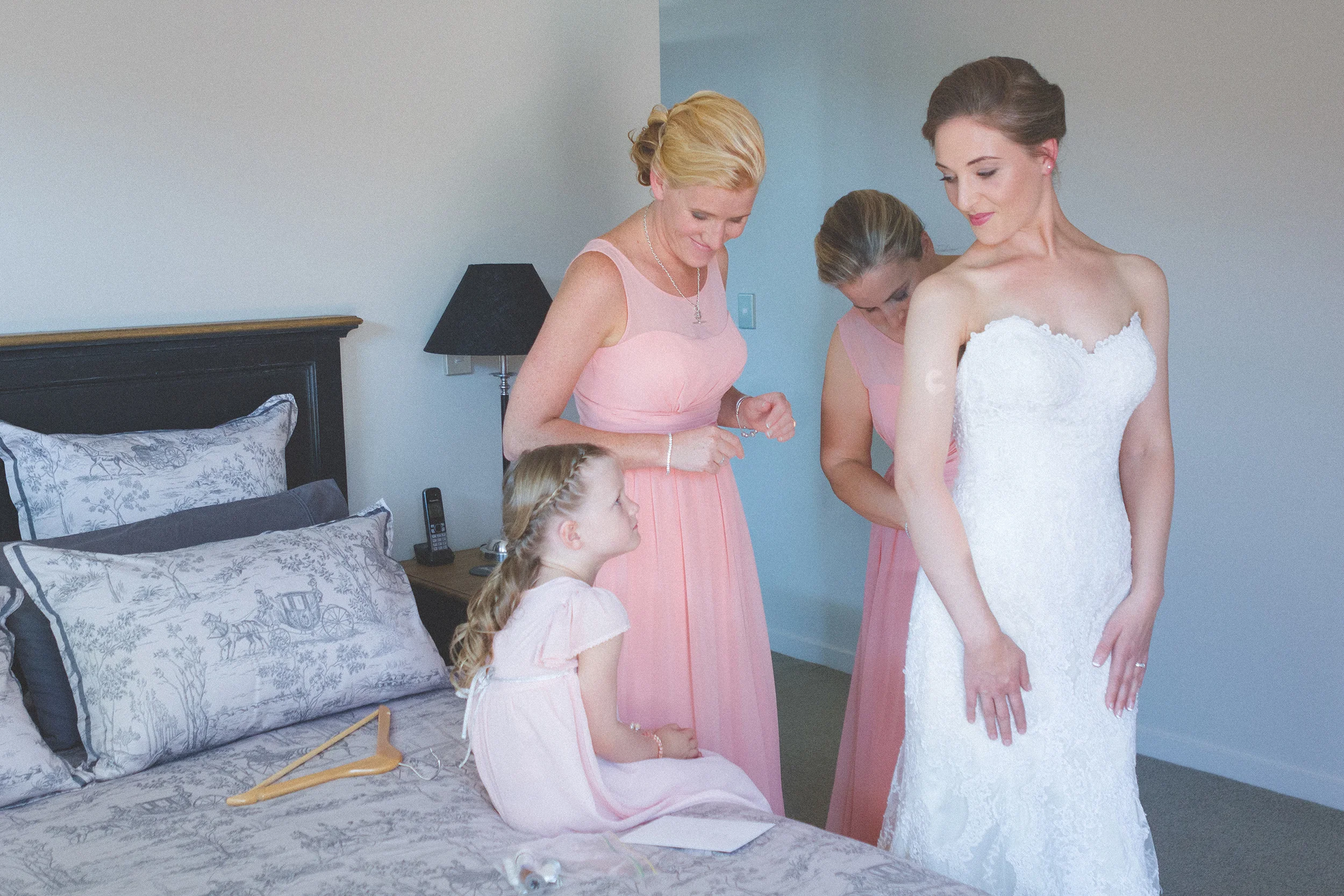 Candid wedding photography