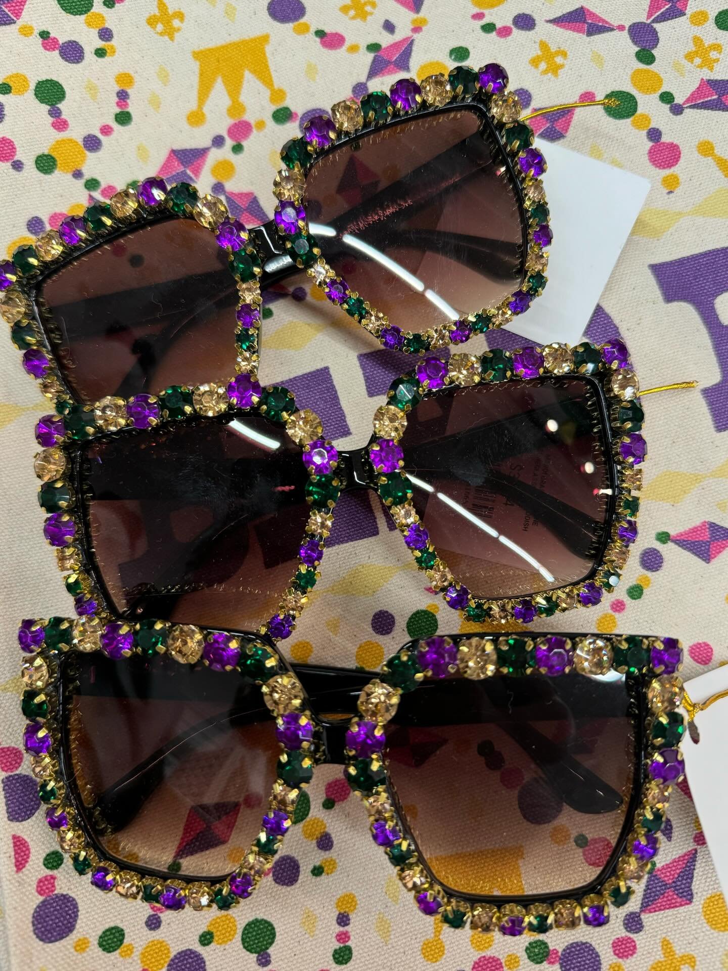 Just a few more Mardi Gras sunnies 😎💜✨👑💥🎭