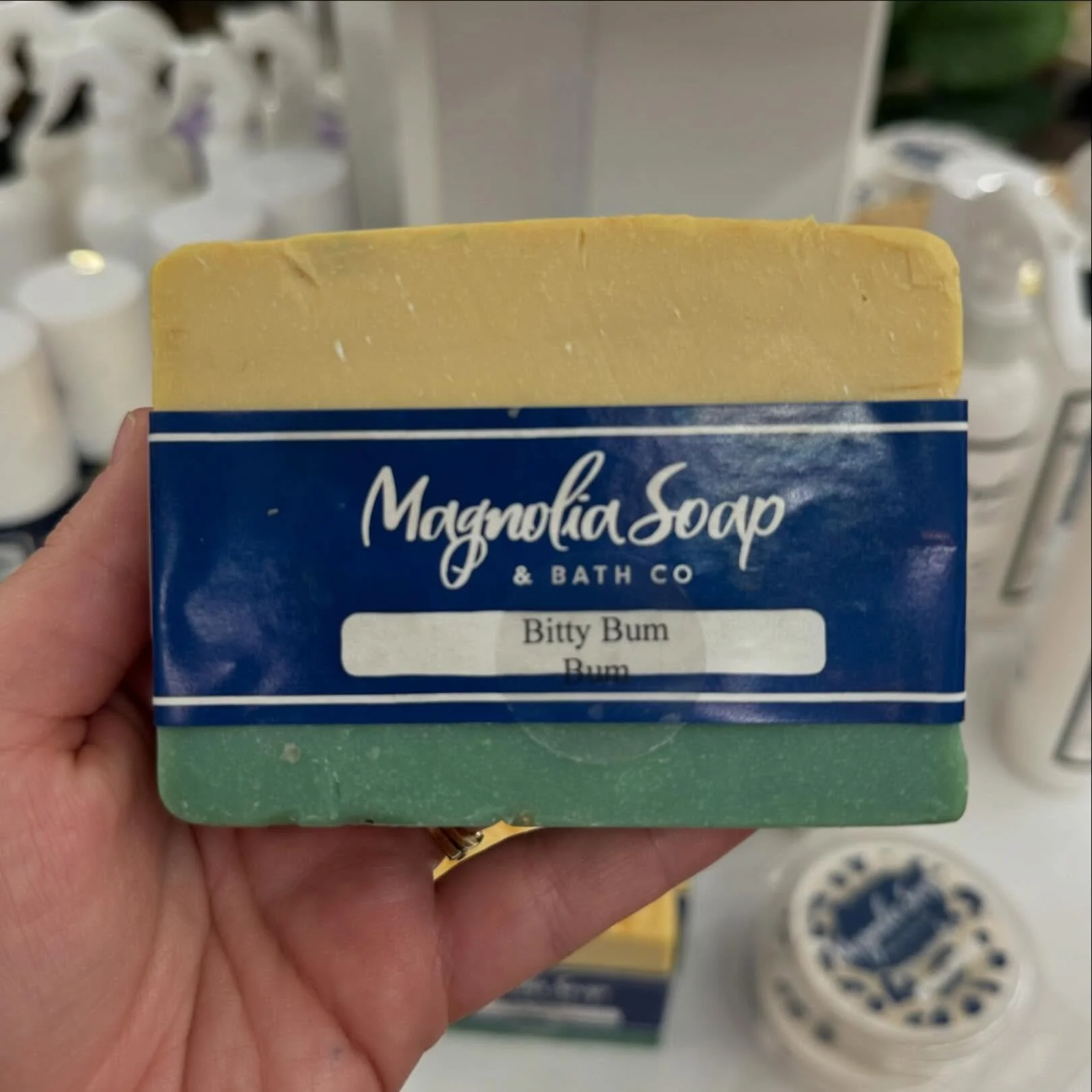 Wishing you could smell through the phone, because our Bitty Bum Bum scent smells just like a warm summer beach vacation 🌊☀️⛱️

#downtown #mobile #magnoliashop #shoplocal #summervacay