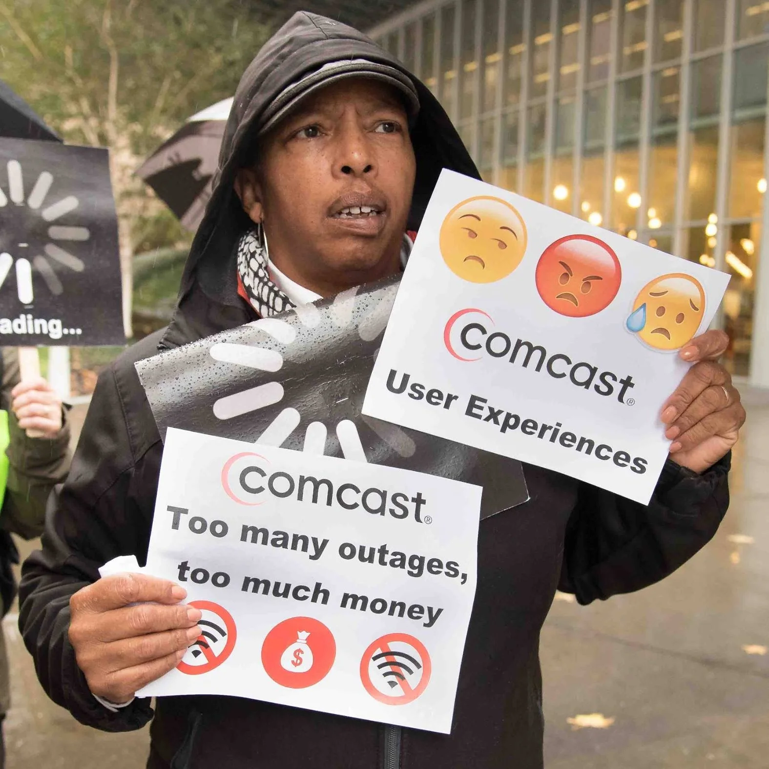 Karen Anti Comcast Signs.jpg