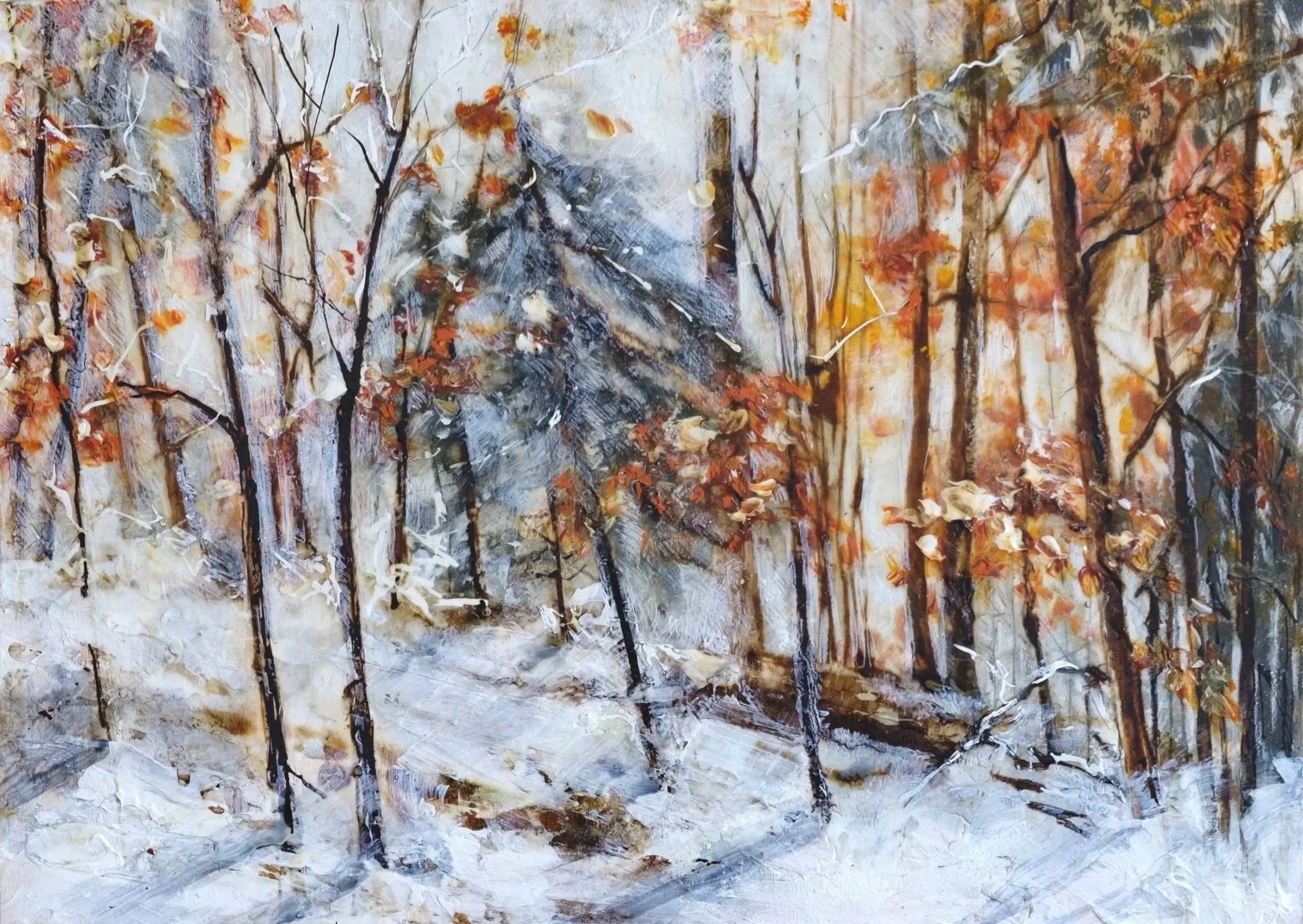 © Rachel Weatherford Whitlow Autumn Snow, In Private Collection, 2021.jpg