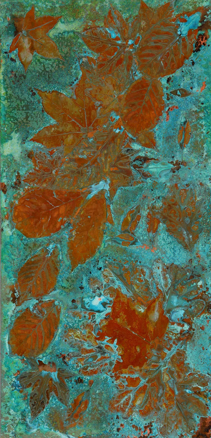 jeweled leaves #47