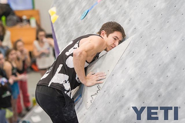 @yeti as our head sponsor making Dark Horse the success it is! #climbing #boulders #tryhard #climbon #setting @metrorock_routesetting