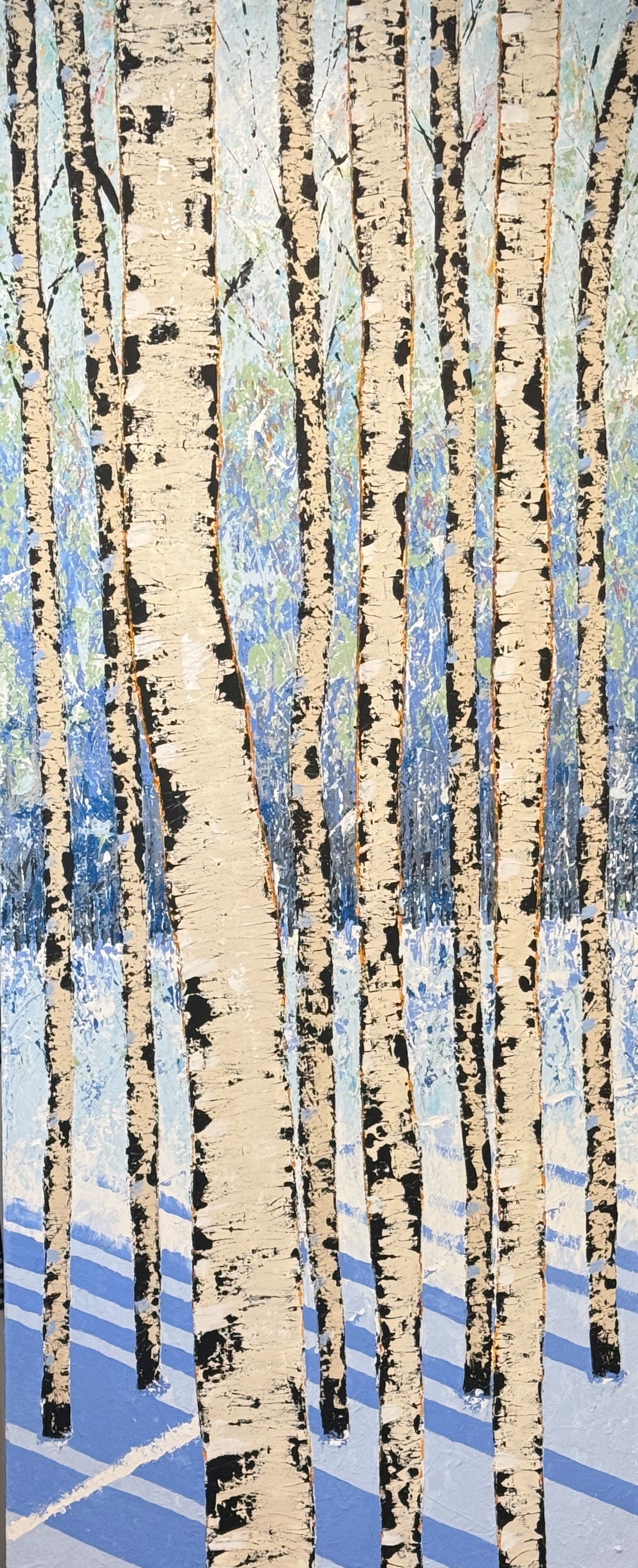 Winter Aspens