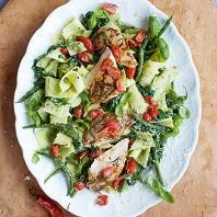 Rosemary chicken with pesto pasta