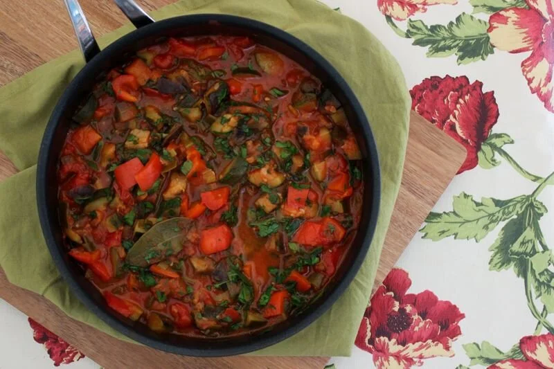 Low FODMAP Ratatouille (gluten-free, dairy-free, nut-free)