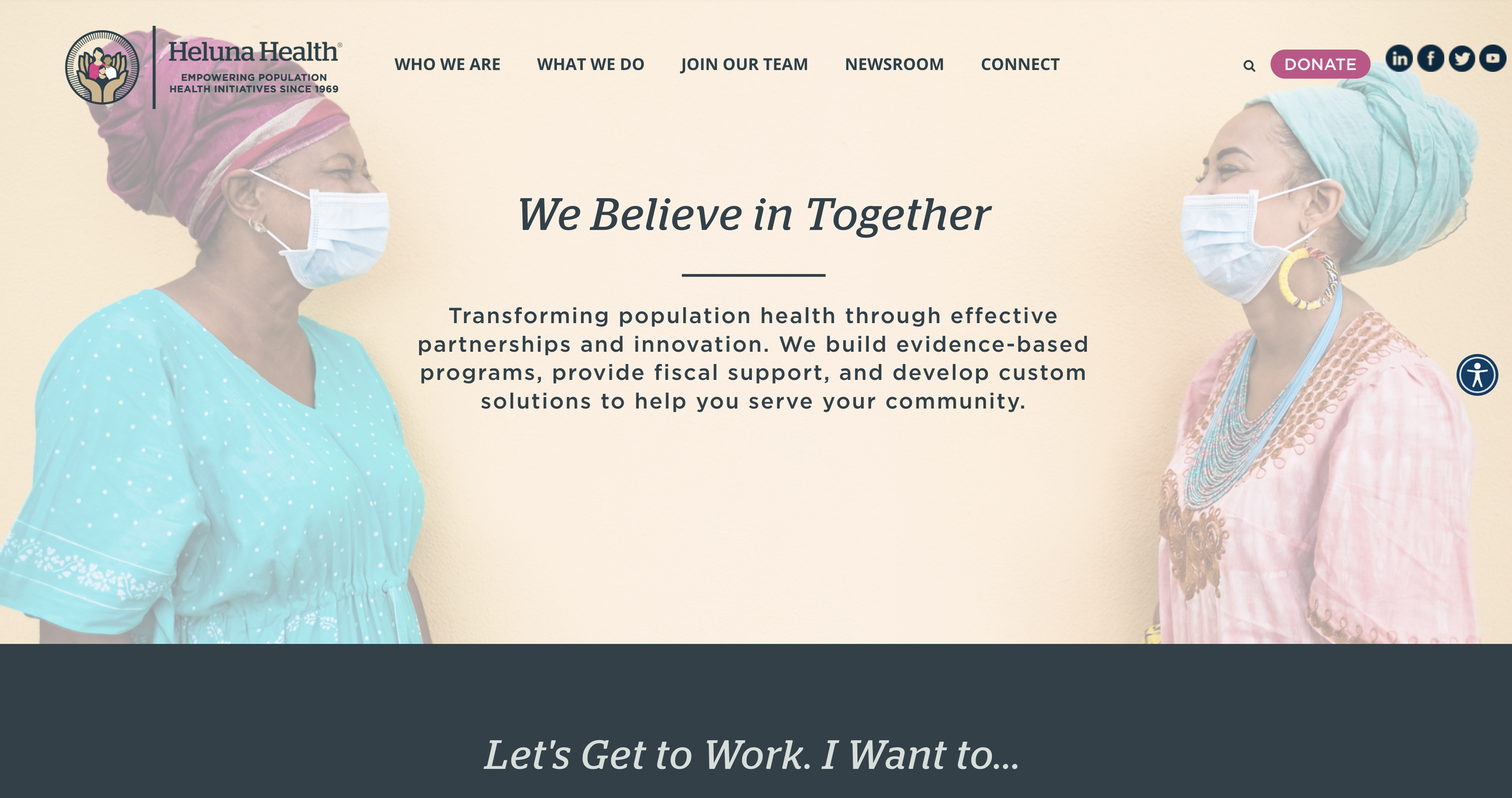 Heluna Health website