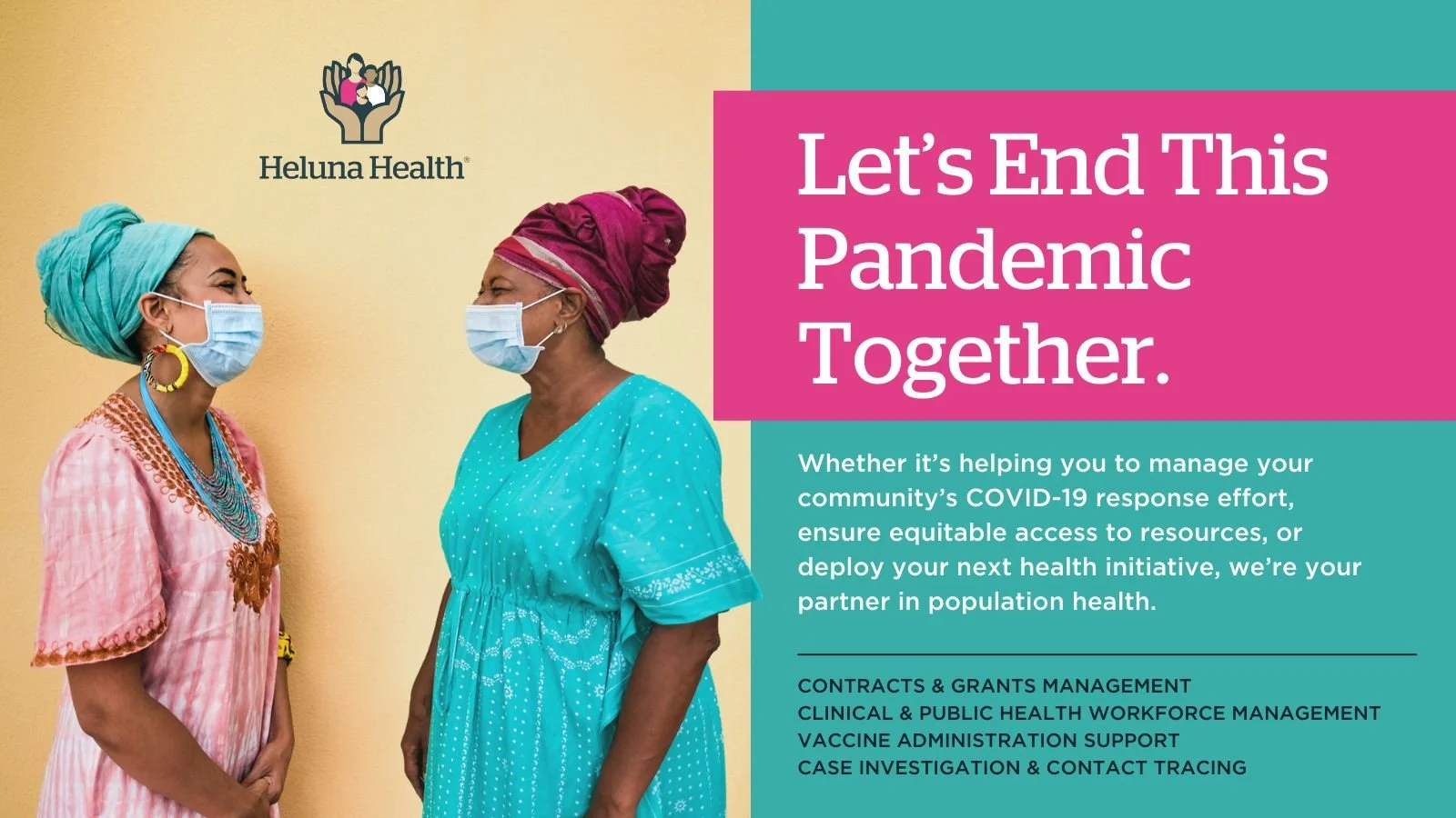 Print and digital ad campaign - Heluna Health