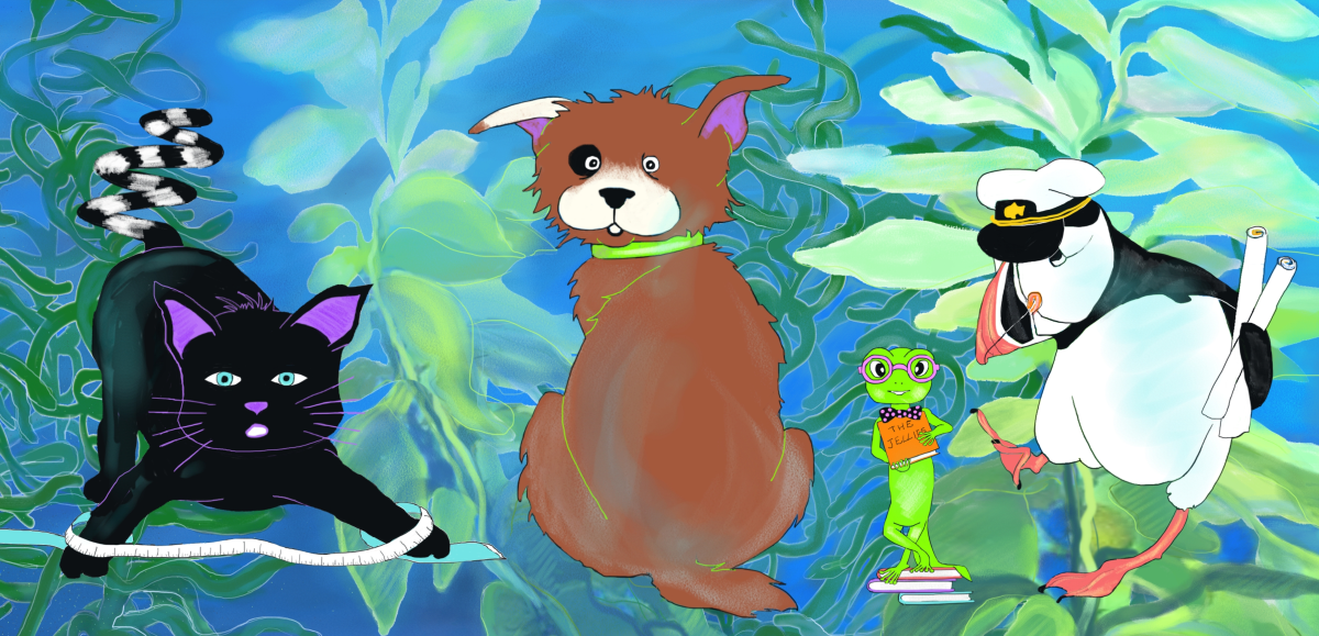 The Super Sub Crew, Illustration by Elizabeth B Martin