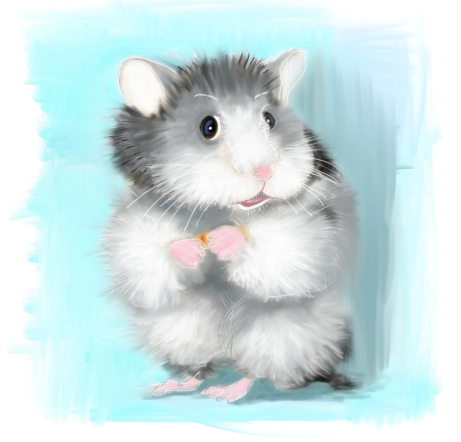 Hamster Study by Elizabeth B Martin