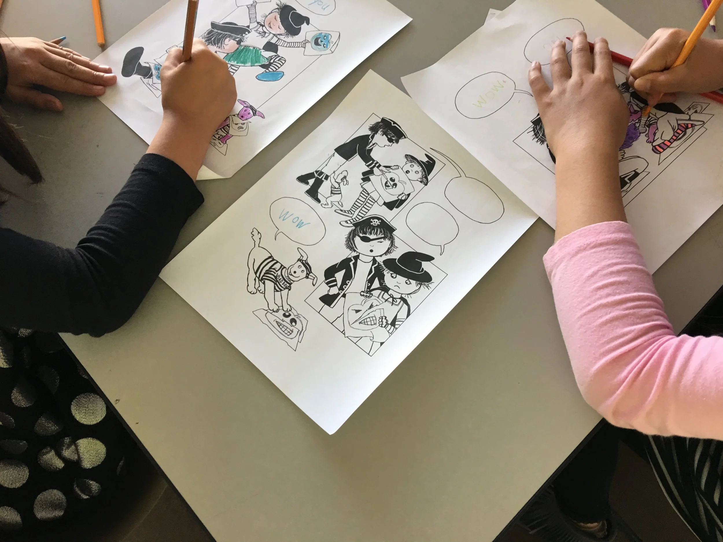 Art With Elizabeth Color and Write Pages!