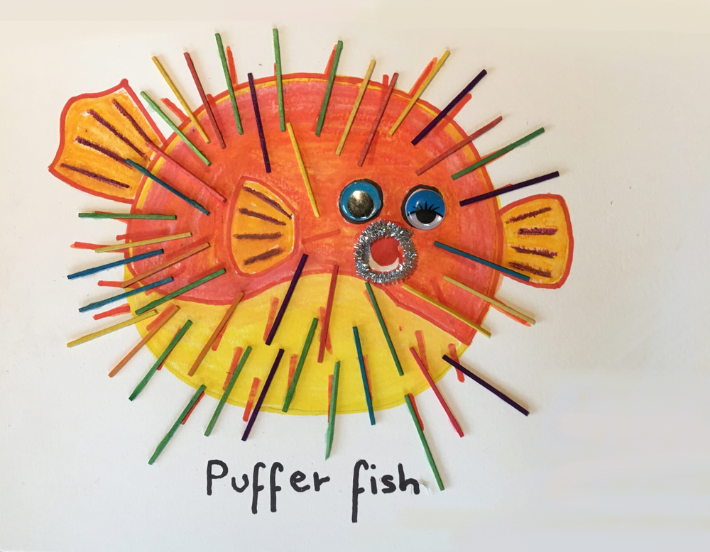 Fish Art Craft Project At North Beach Public Library April Elizabeth B Martin Author Illustrator