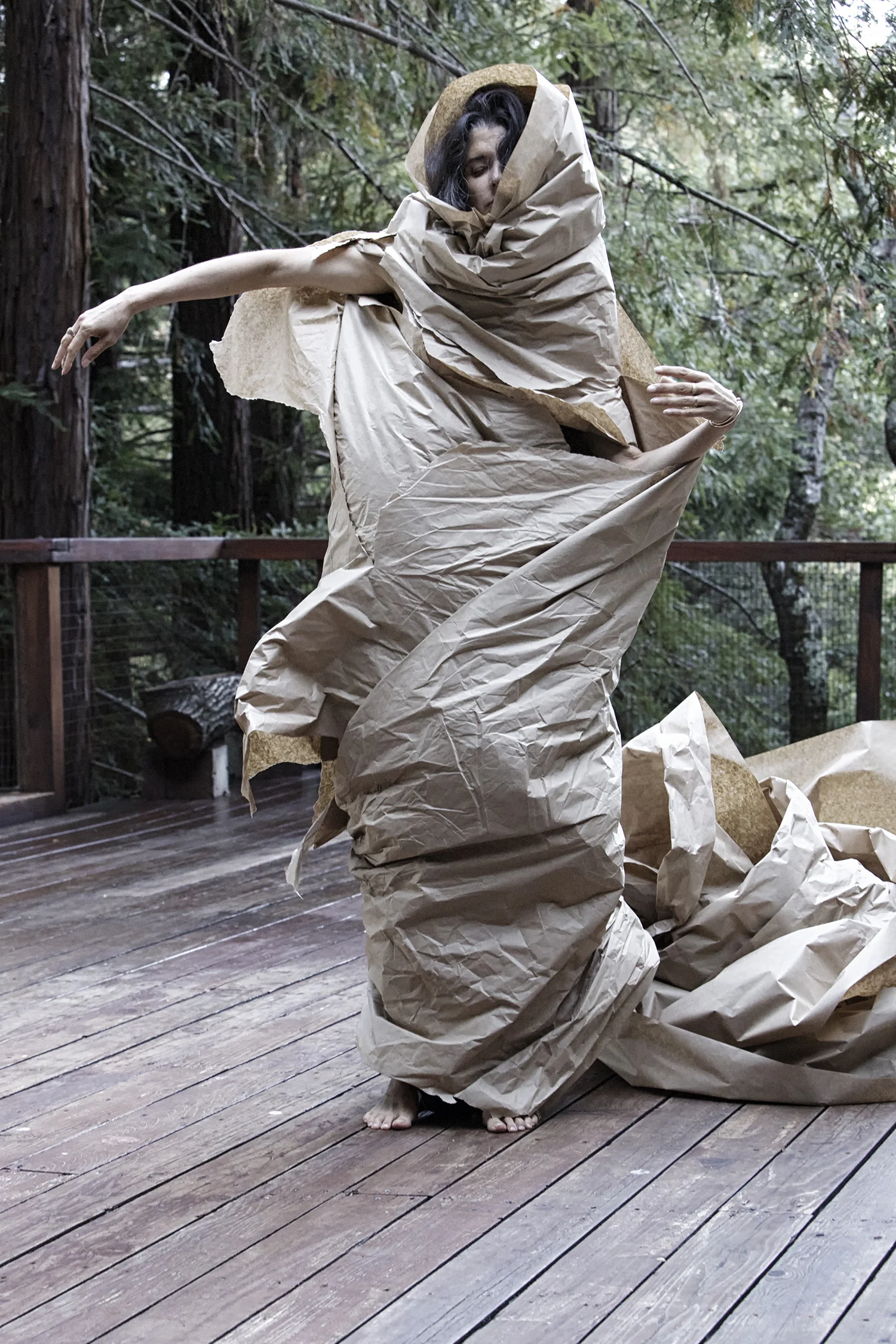 Rehearsal photographed by Pak Han at the Halprin Dance Deck