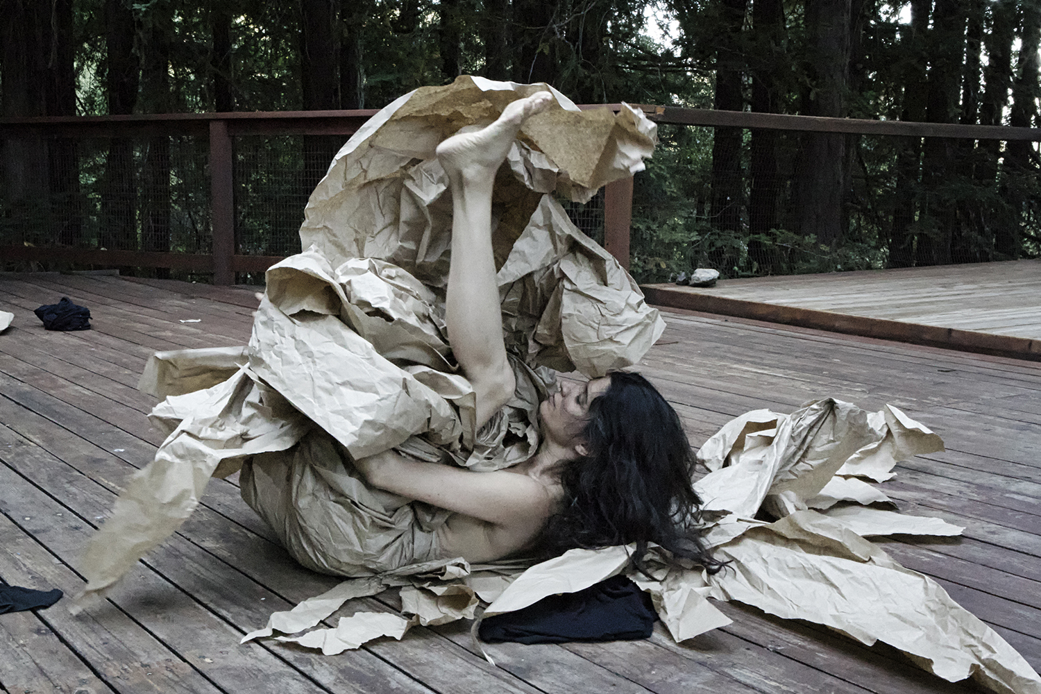  Rehearsal photographed by Pak Han at the Halprin Dance Deck 